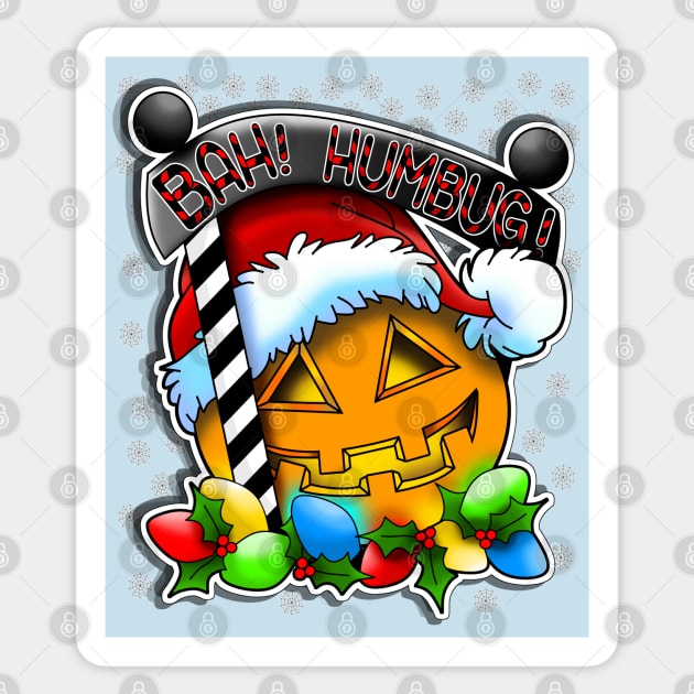 BahHumbug Sticker by Tookiester